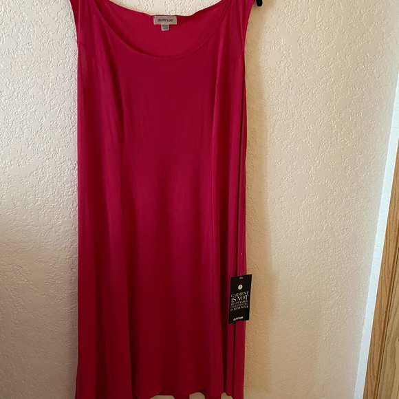 Avenue Pink Woman’s Sleeveless Dress With Short Jacket Size 1X - Picture 2 of 4